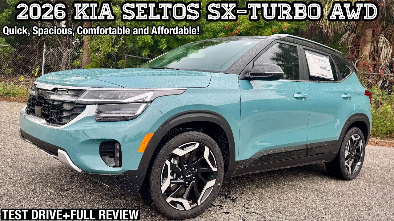 2026 Kia Seltos SX Turbo: TEST DRIVE+FULL REVIEW