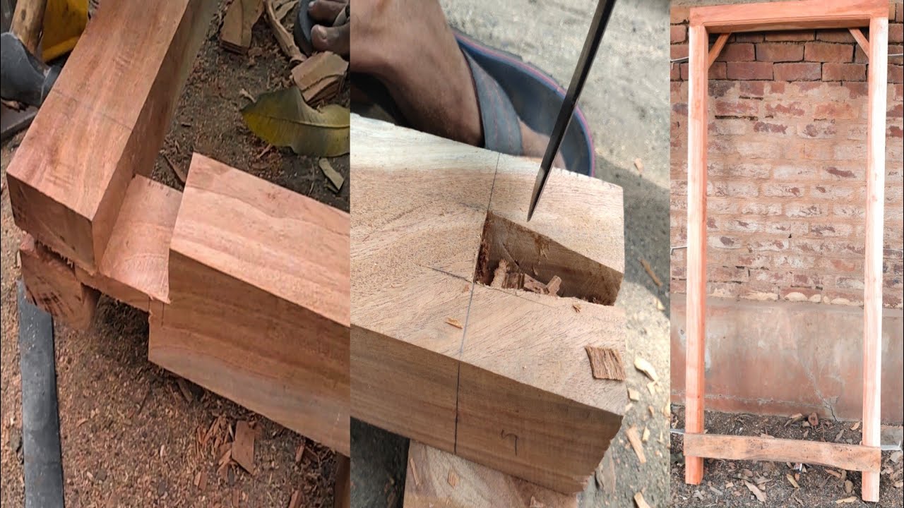 चोखट बनाने के आसान तरीका( Lakadi ki choukath kaise banaye)How to make wooden door frame