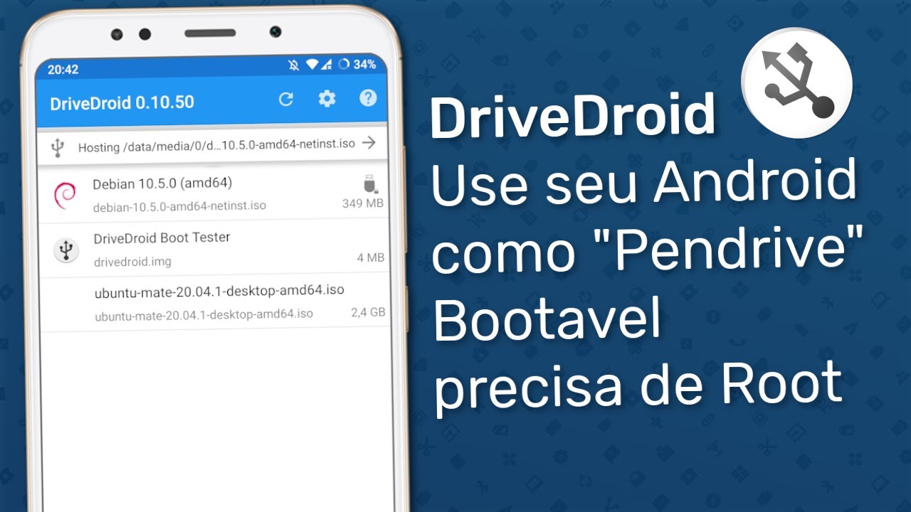 DriveDroid - Usando seu Android como 