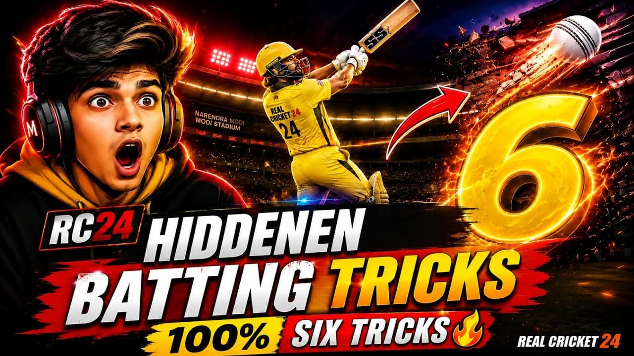 🏏 Real Cricket 24 Batting Tricks? 😱 | Rc24 Best Batting Tricks And Tips|