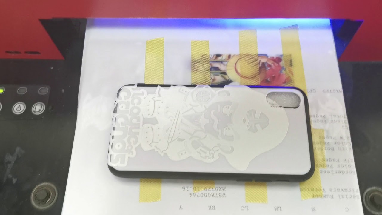 3D embossed texture printing by DOMSEM A4 UV printer