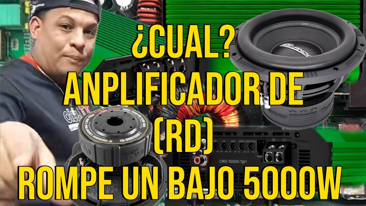 AMPLIFICAR DOMINICANO DE GRAN POTENCIA COMANDO 10000W