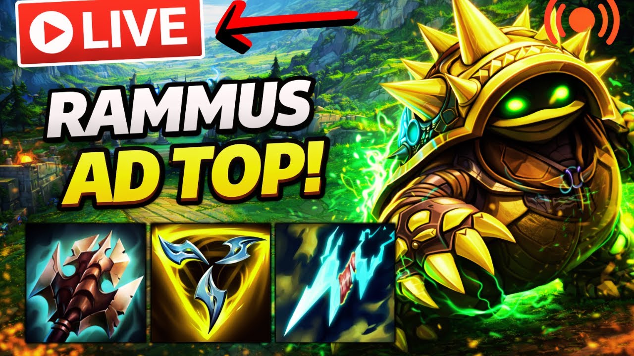 LIVE 🔴 RAMMUS TOP | RUMO AO MESTRE! | Luanmmus