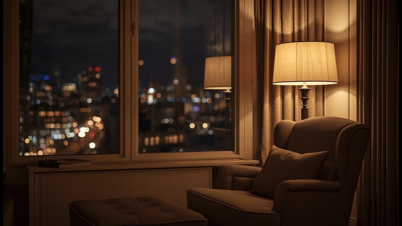 Cozy Late Night Ambience  Soft Instrumental Music