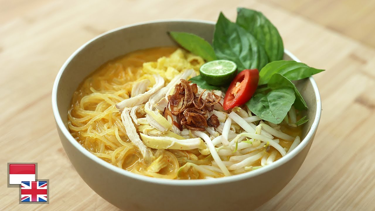 Wangi Gurih Segar! Resep BIHUN AYAM KUAH LAKSA