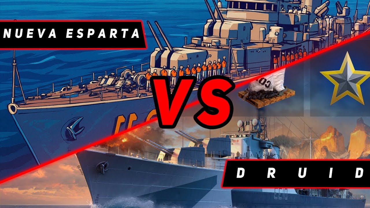 ЭСМИНЕЦ NUEVA ESPARTA VS DRUID! ЧТО ОКАЖЕТСЯ СИЛЬНЕЕ? VKPLAY TWITCH TROVO YOUTUBE МИР КОРАБЛЕЙ