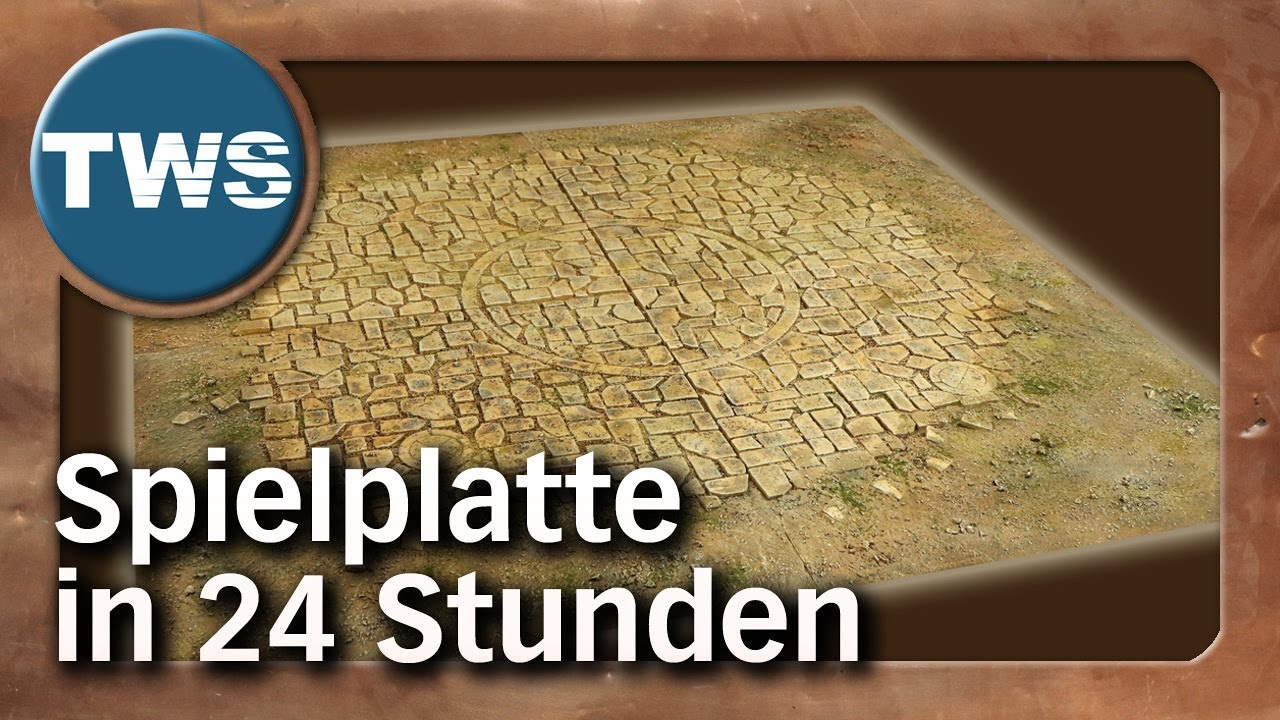 Tutorial: modulare Tabletop-Spielplatte in nur 24 Stunden / gaming board 24 hours (Challenge, TWS)
