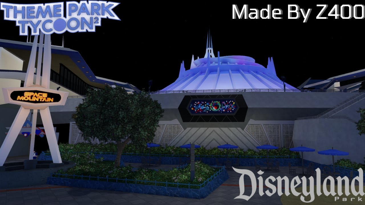 Disneyland Space Mountain Recreation by Z400 in Theme Park Tycoon 2