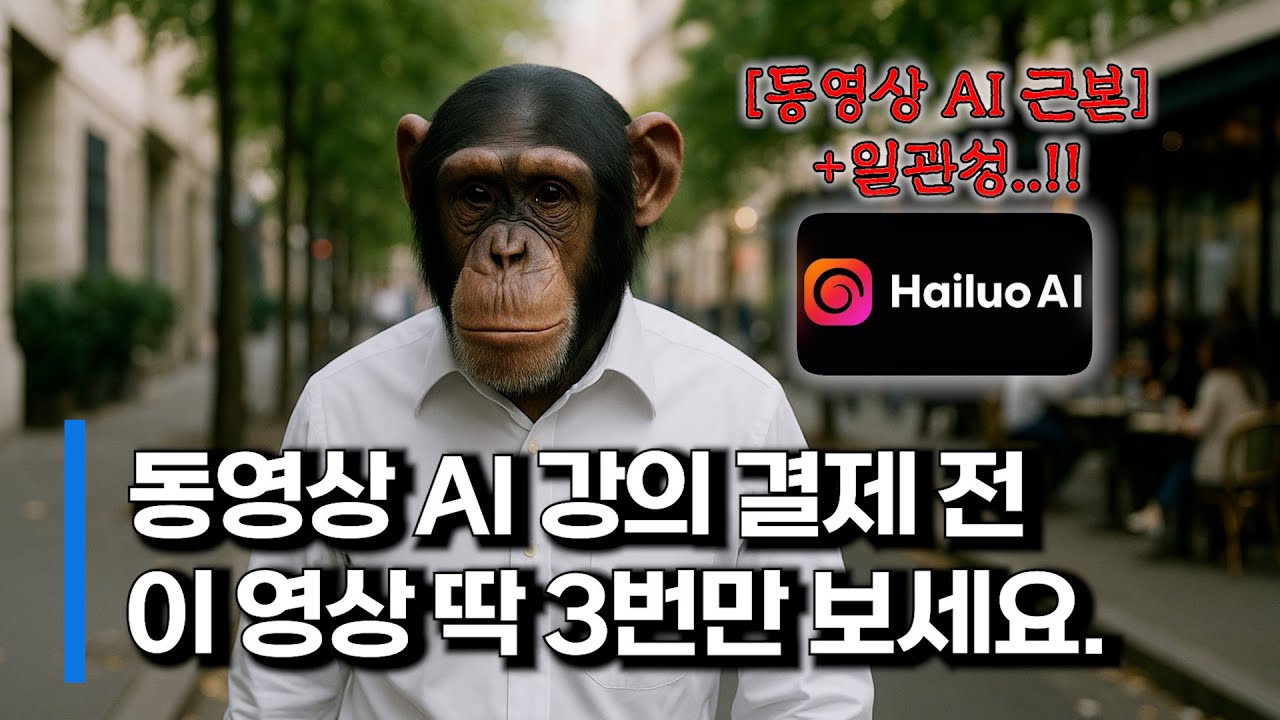 초보자를 위한, '동영상 AI 무료강의' (+하일루오)
