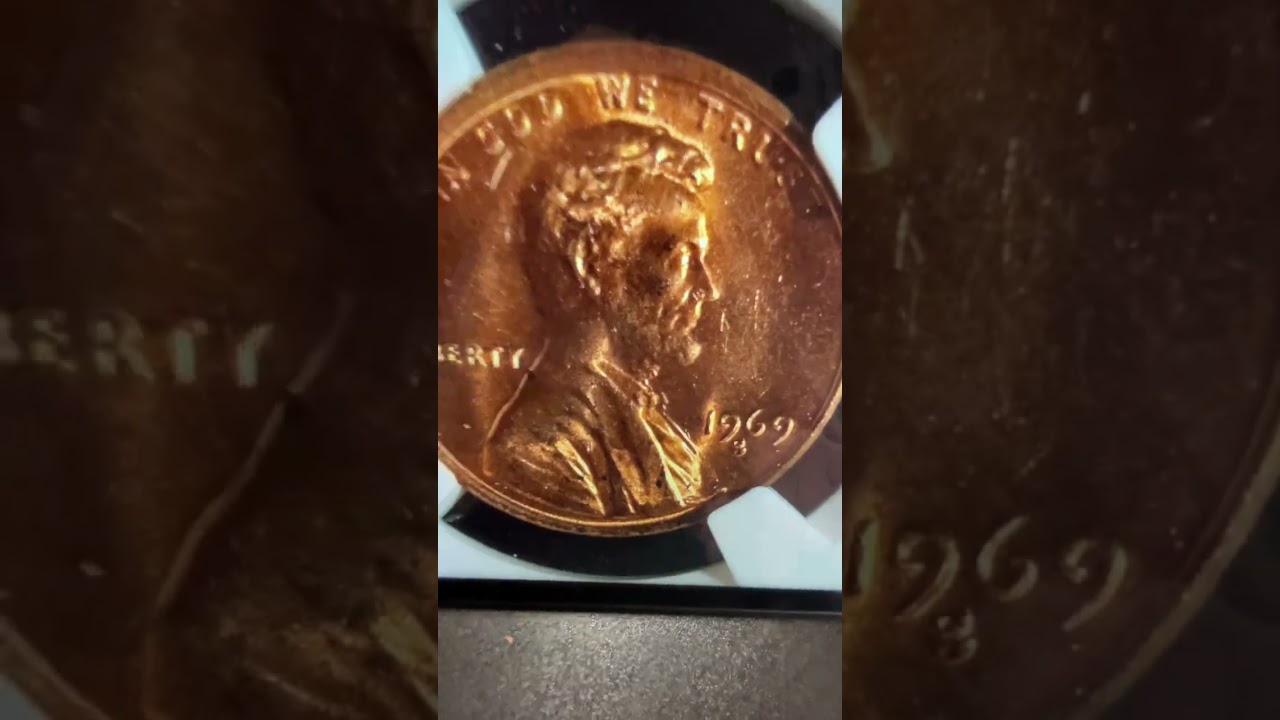 Эта монета Lincoln Cent 1969-S не имеет двойной штамповки аверса (DDO).