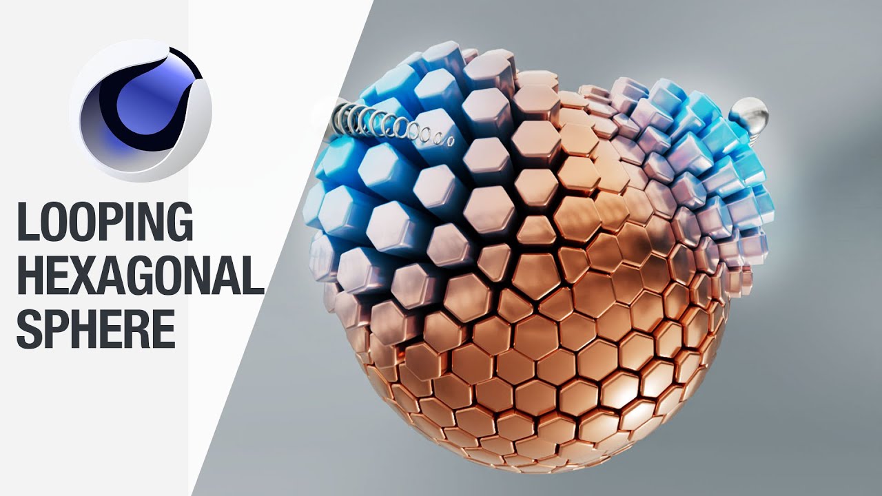 Анимация сферического цикла с помощью Cinema 4D Mograph и деформаторов