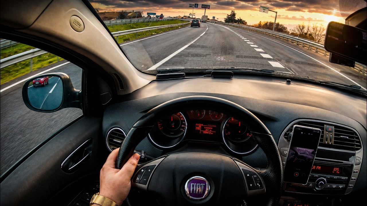 POV Drive | Fiat Bravo 1.9 Multijet 120 HP/CV (2008) | 0-100/Engine Sound