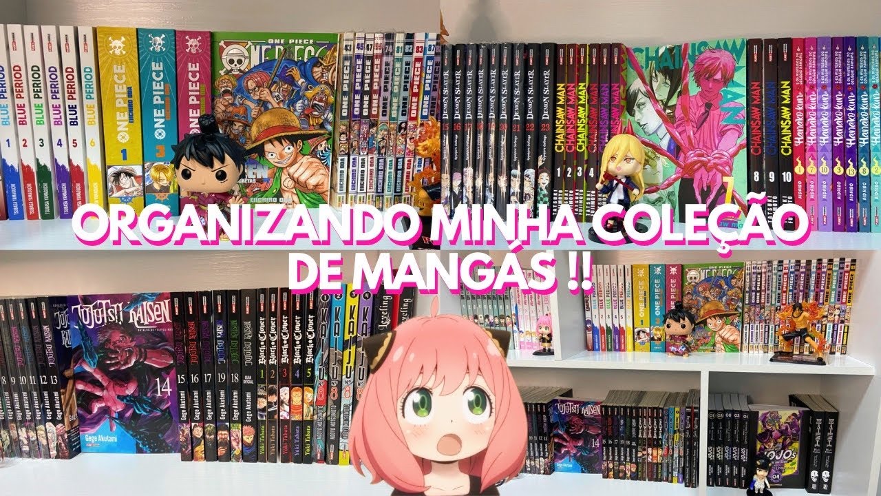 Organizando meus mangás !! - Luana Lima