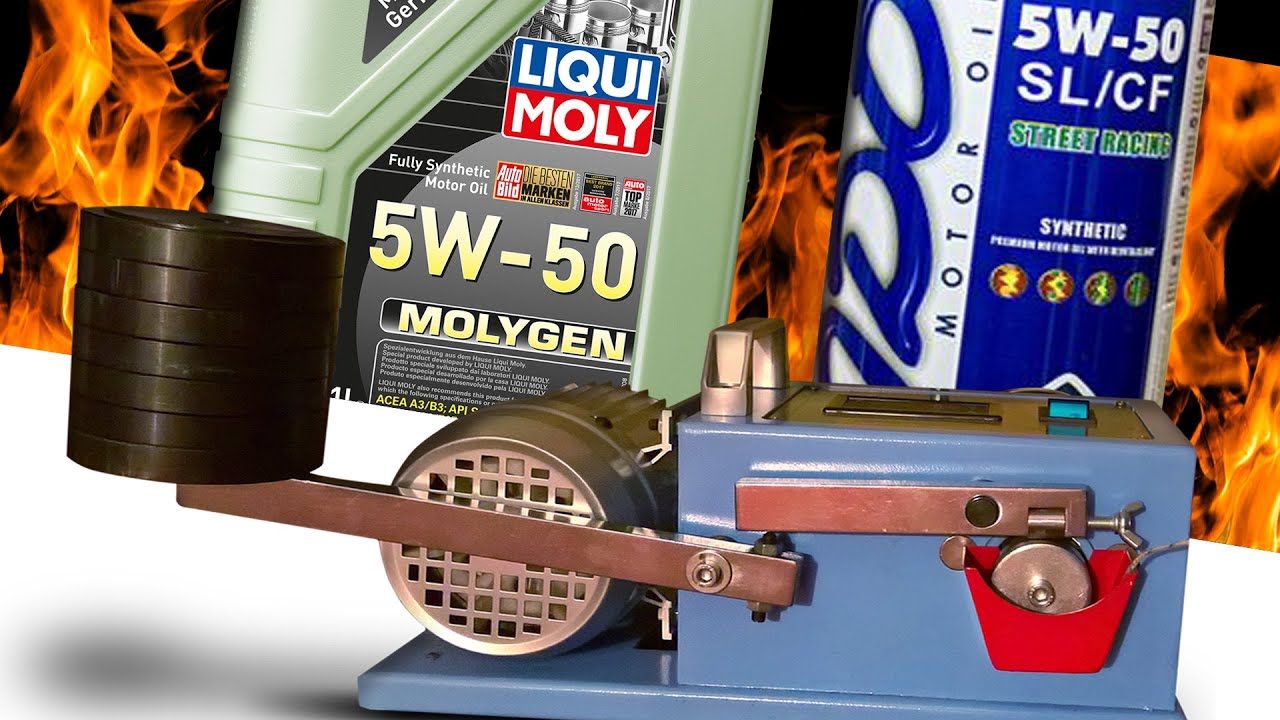 Liqui Moly Molygen 5W50 против Xado Street Racing 5W50 Испытание моторного масла 100°C