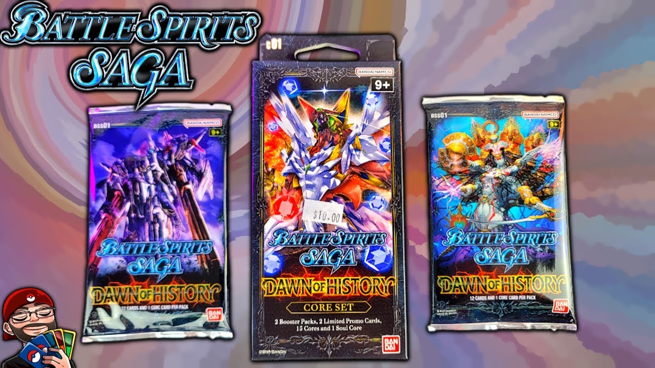 Battle Spirits Saga - Dawn of History Core Set Unboxing!