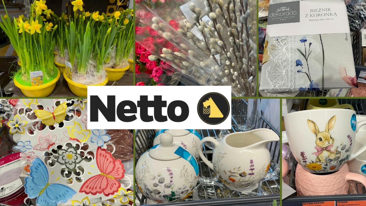Przegląd roślin w Netto🌿Przeceny wielkanocnych dekoracji 🐣Nowości do ogrodu 🌿