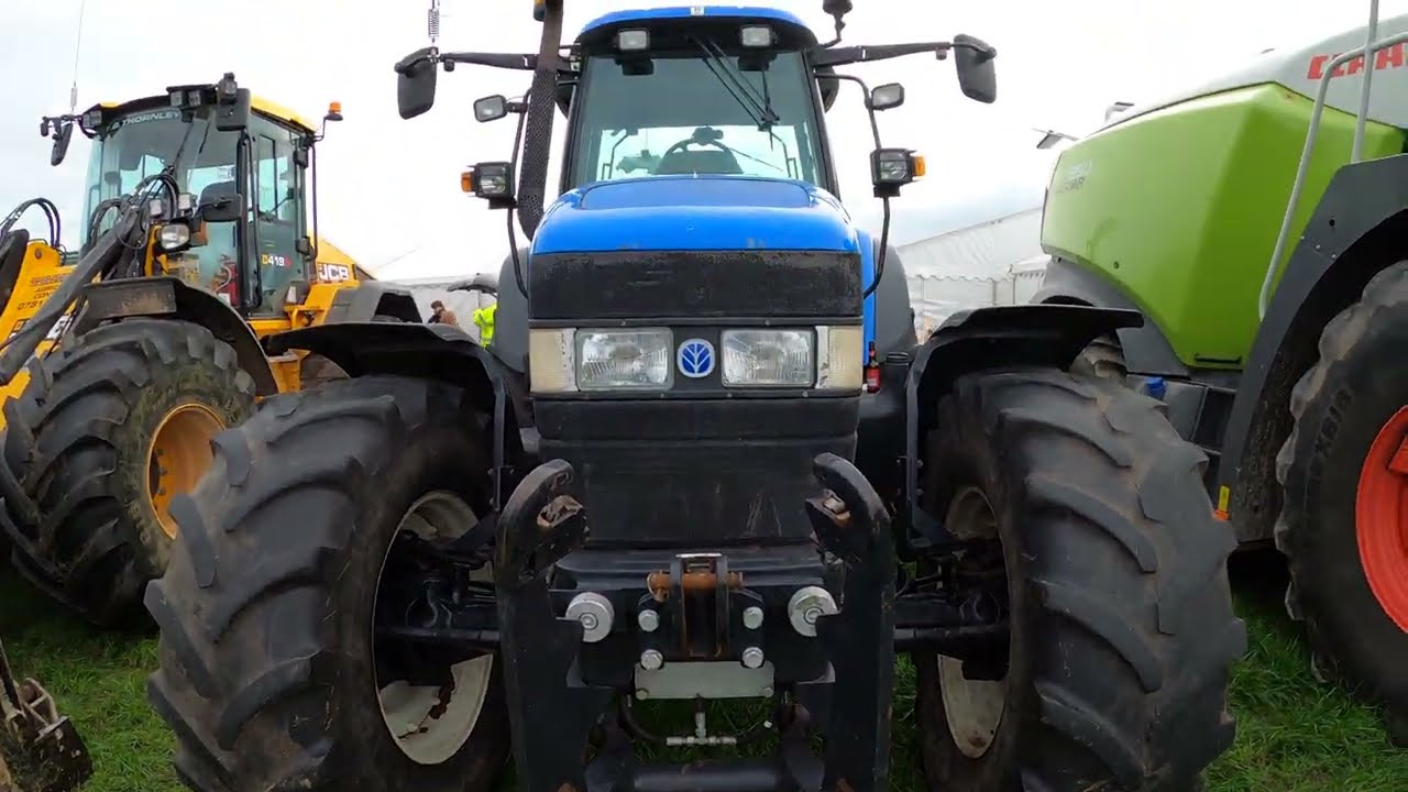 2001 New Holland TM155 7.5 Litre 6-Cyl Diesel Tractor (155 HP) Brailsford Ploughing Match 2025
