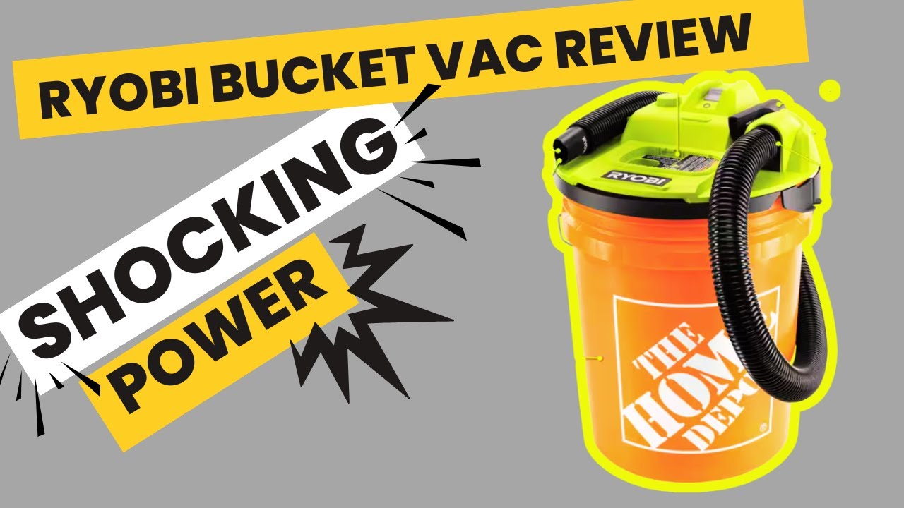 Ryobi Bucket Top Vacuum Review #diy #construction #cleaning #homeimprovement #plumbing #technology