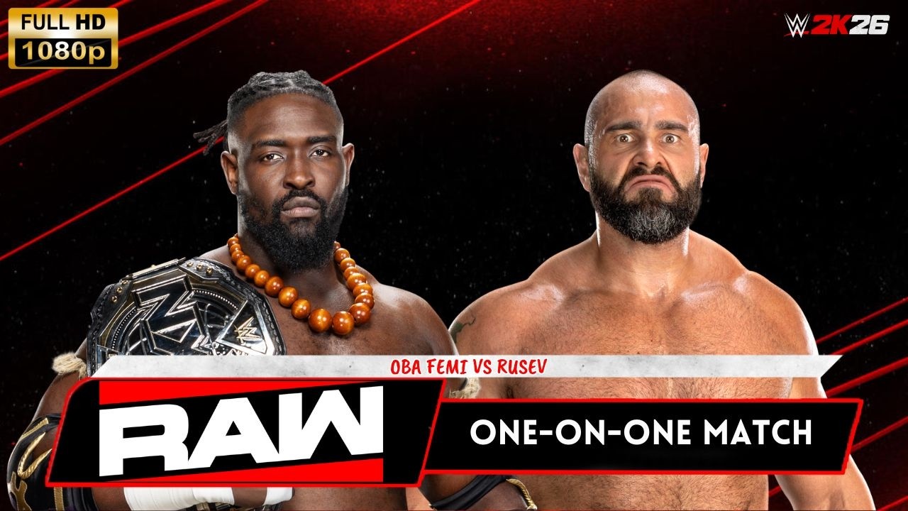 WWE 2K26 | Оба Феми против Русева - матч один на один