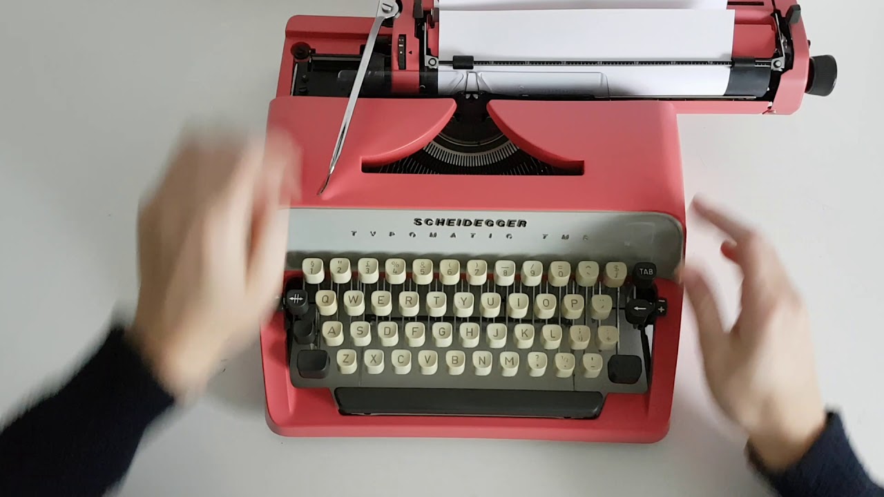 Tony's Typewriters - Scheidegger Typomatic
