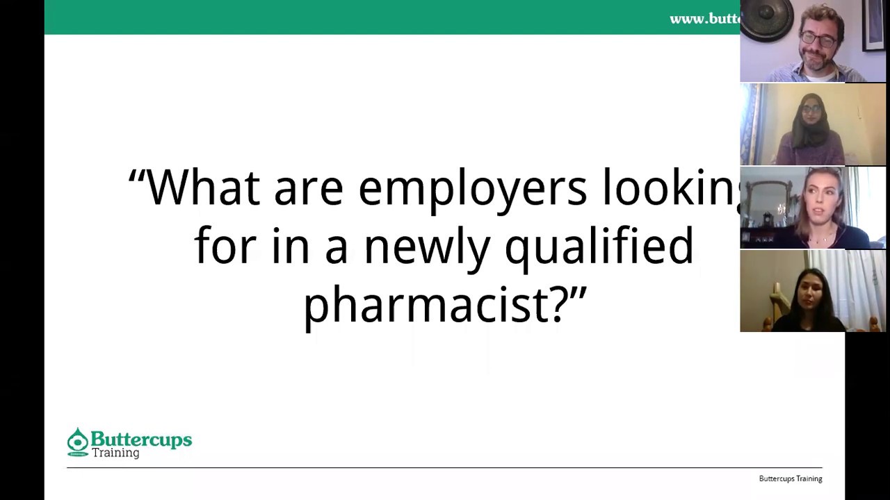 Buttercups Live! Pre-registration Pharmacist Training