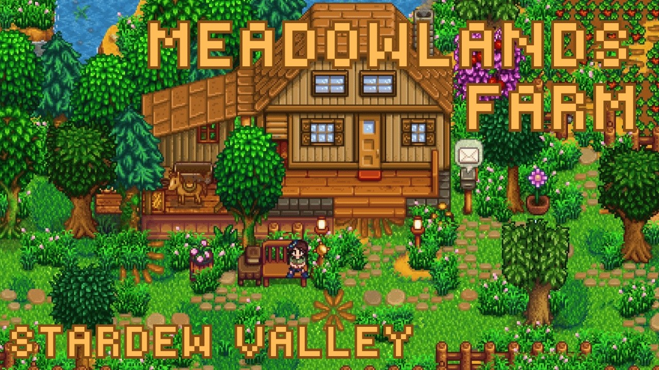 Stardew Valley Farm Tour - 1.6 Meadowlands Farm | No mods | 100% Perfection
