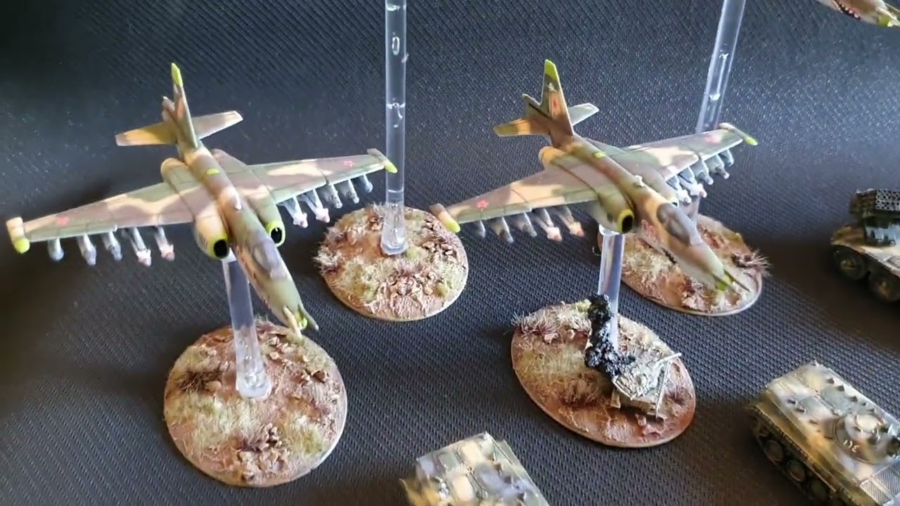 WW3 Team Yankee 100 Points Syrian Army fully painted