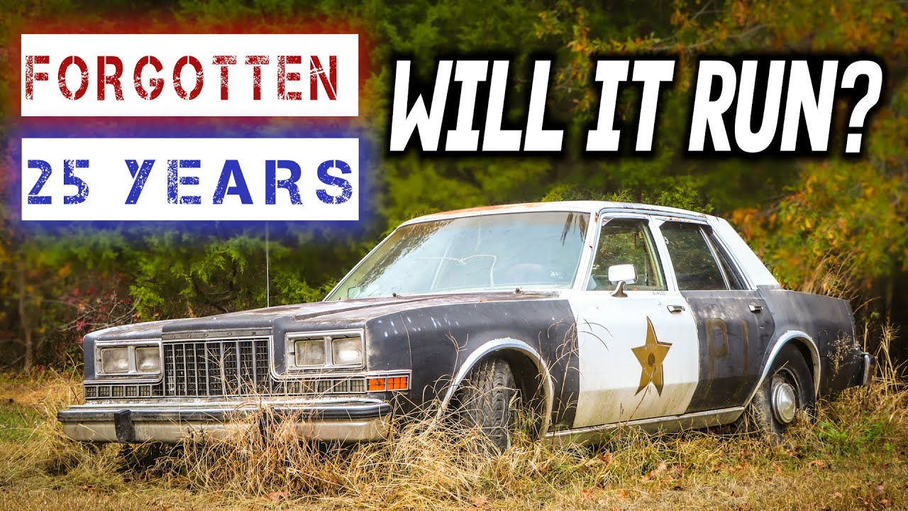 FORGOTTEN Dodge Police Car - Will It Run After 25 Years?