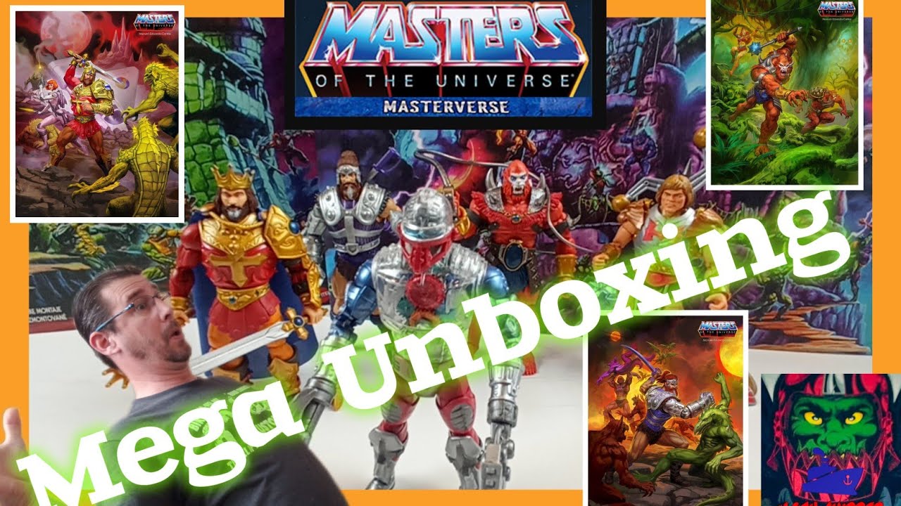 Masters of the Universe New Eternia Mega Unboxing 😃😃😃💪⚓