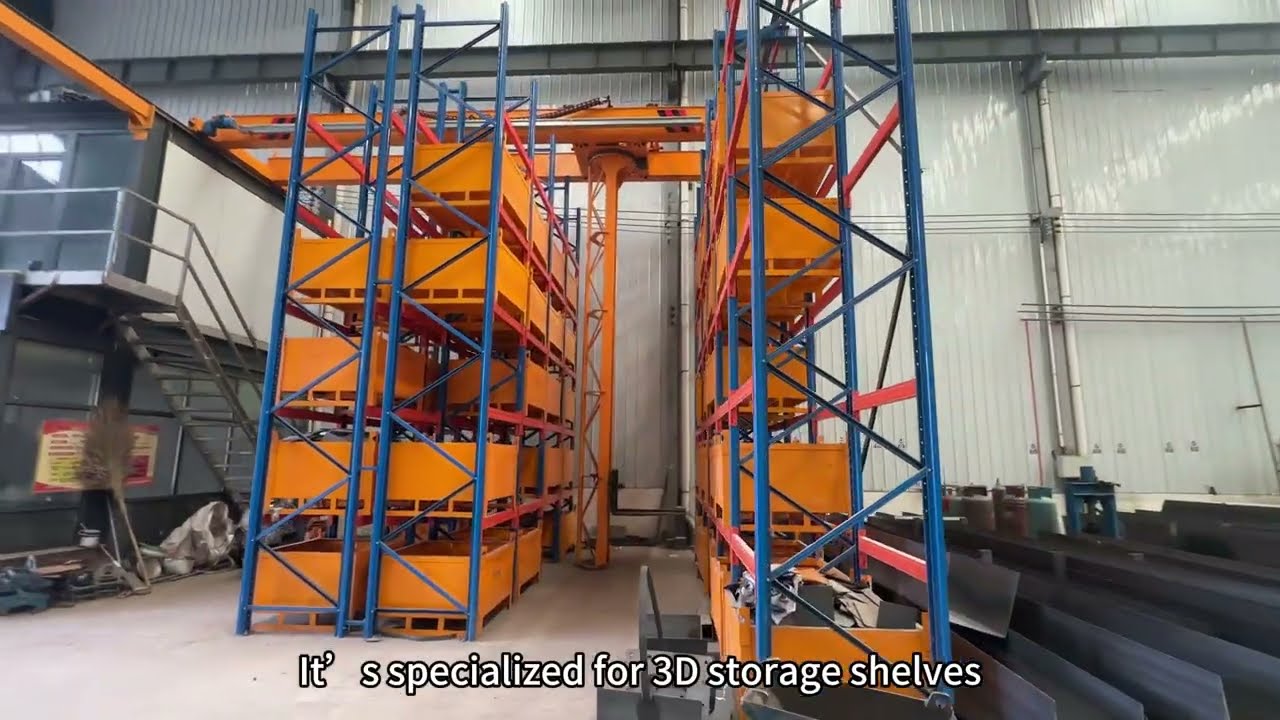 Automated bridge stacker crane