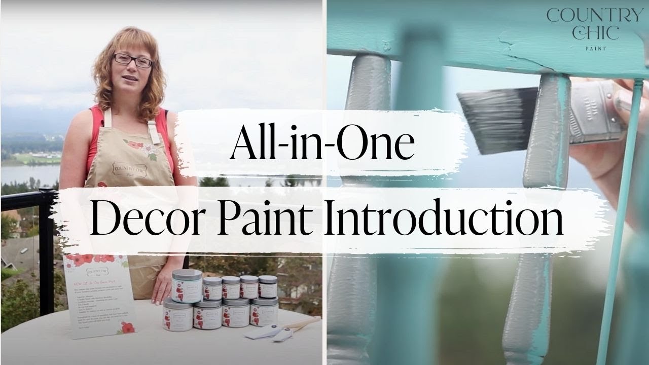 All-in-One Decor Paint Introduction | Country Chic Paint Clay Based Paint