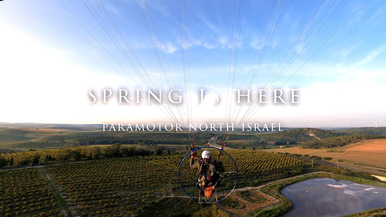 Spring is here 2023 paramotor flight