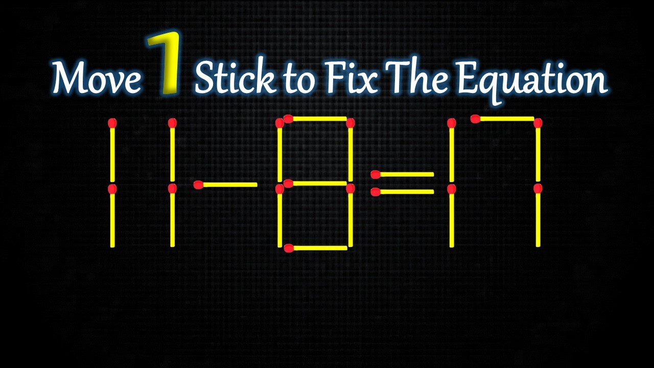 Fixing a Wrong Equation Without Adding Anything