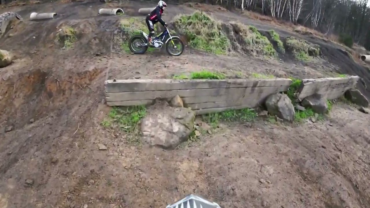 play in the woods at Hooton Lodge Trials Park