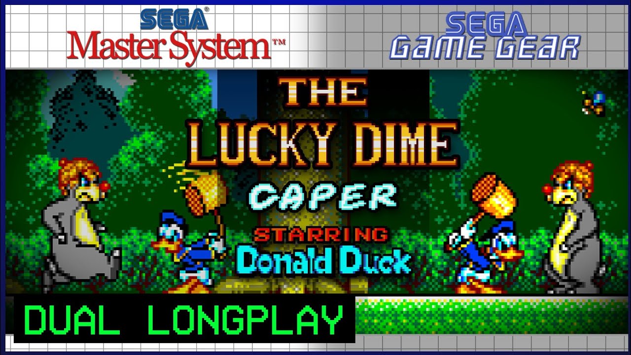 Lucky Dime Caper | Master System & Game Gear | Comparison- Dual Longplay