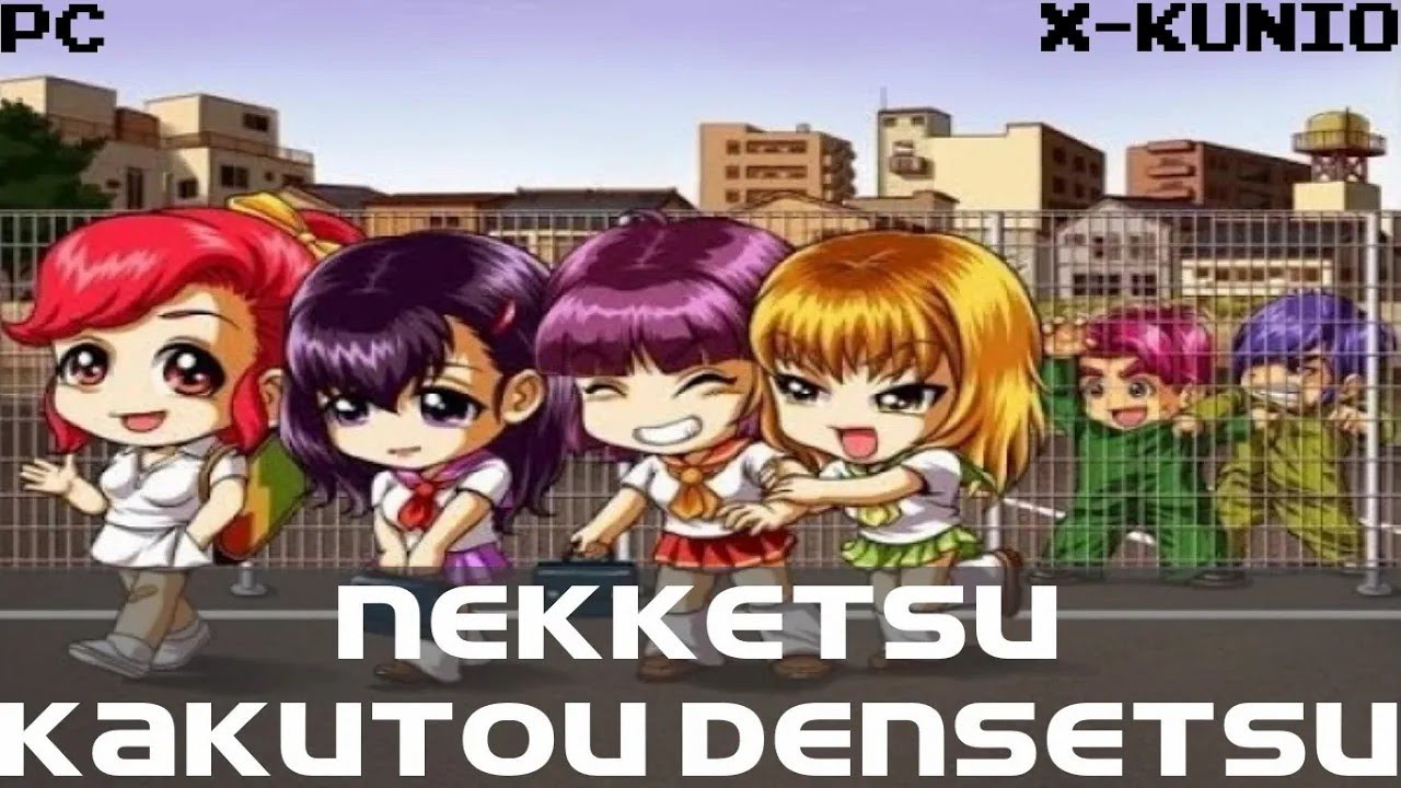 (PC) Nekketsu Kakutou Densetsu (X-Kunio) - Playthrough