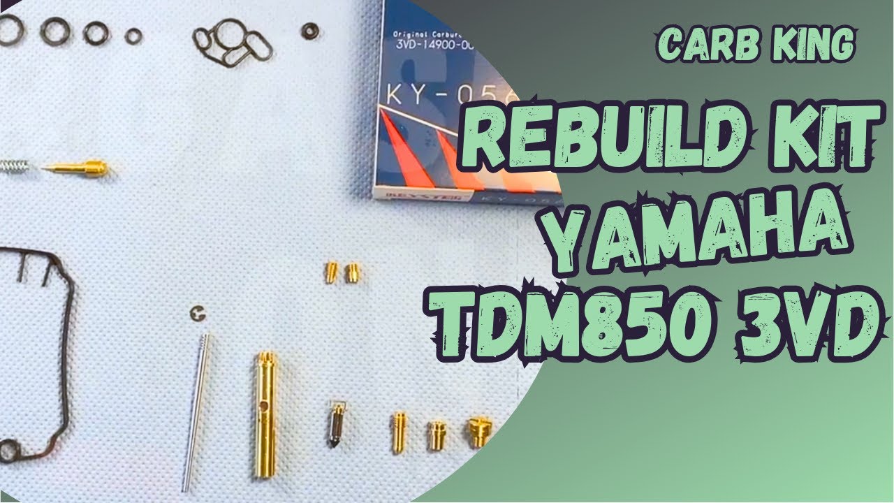 Rebuild Kit Yamaha TDM850 3VD Carburetor, from Carb King