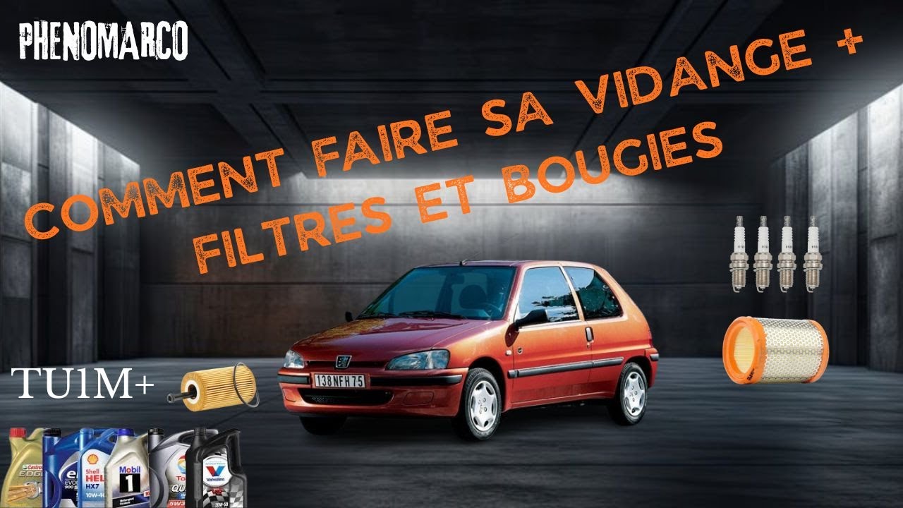 COMMENT FAIRE SA VIDANGE COMPLÈTE SUR UNE 106 1.1