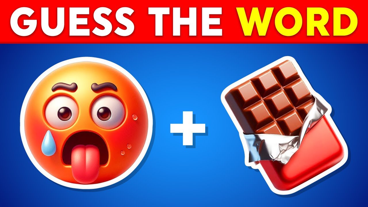 Guess the WORD by Emojis? 🤔 Emoji Quiz Challenge