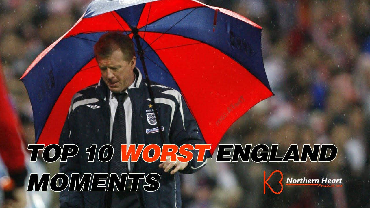 Top 10 Worst England Football Moments