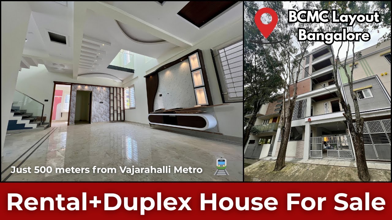 1530 Sqft Rental With Duplex House For Sale in Bangalore | BCMC Layout, Bangalore | East Face |