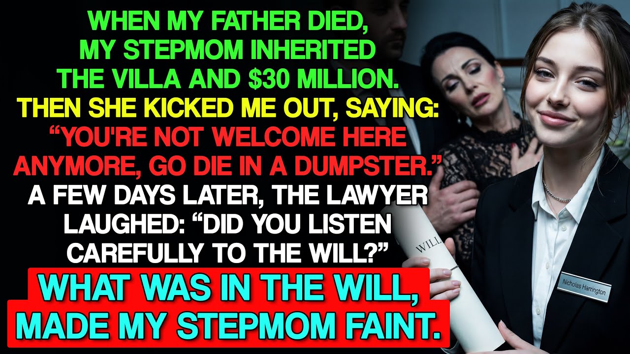 When My Father Died, Stepmom Inherited Everything And Kicked Me Out—Until The $30M  Foundation...