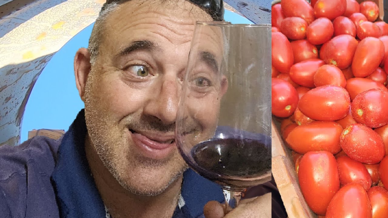 Being Self Sufficient! Making Wine and Tomato Salsa Harvest Crush and Enjoy!