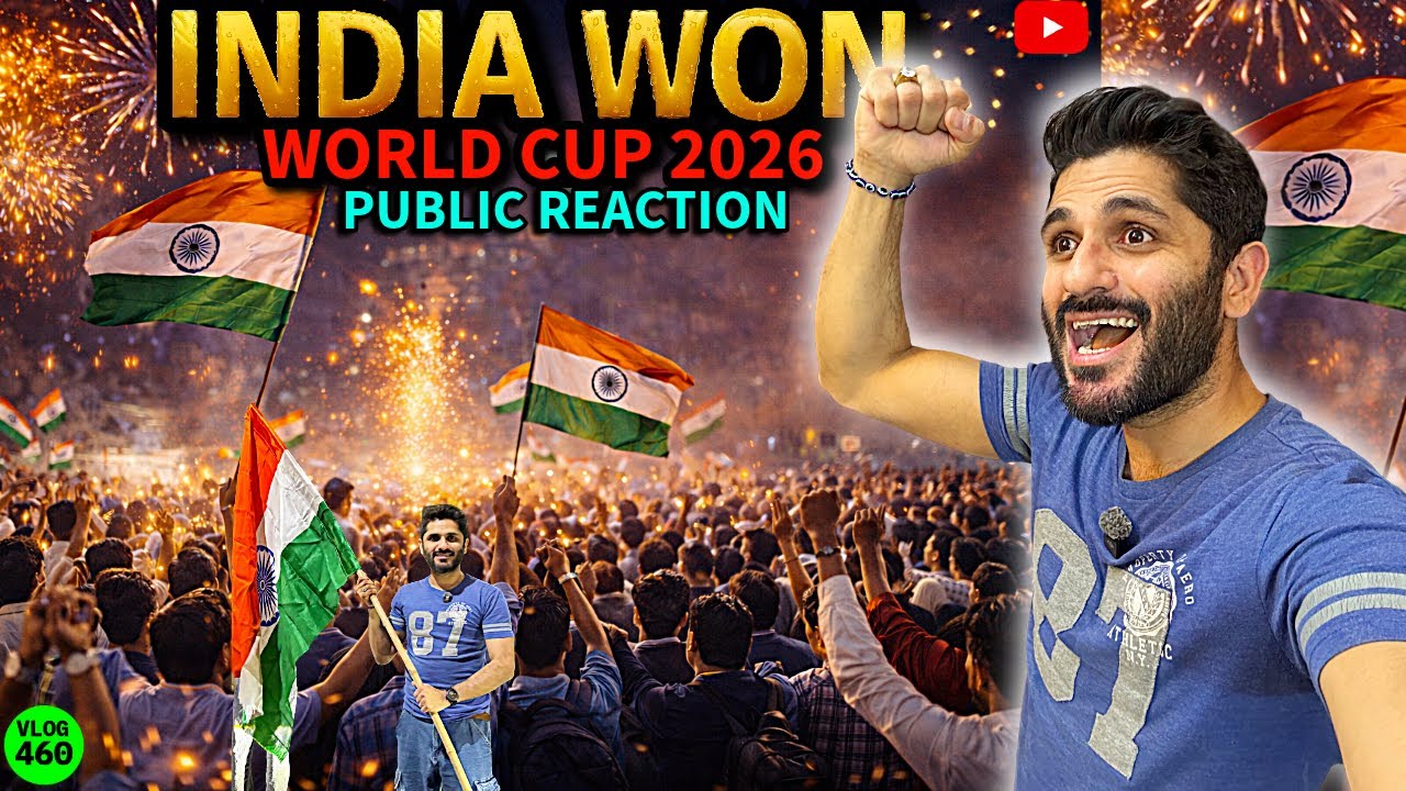 India Won World Cup 2026 🇮🇳 Public Reaction Vlog! Crazy Celebration 😍Mohammed Chishty Vlogs