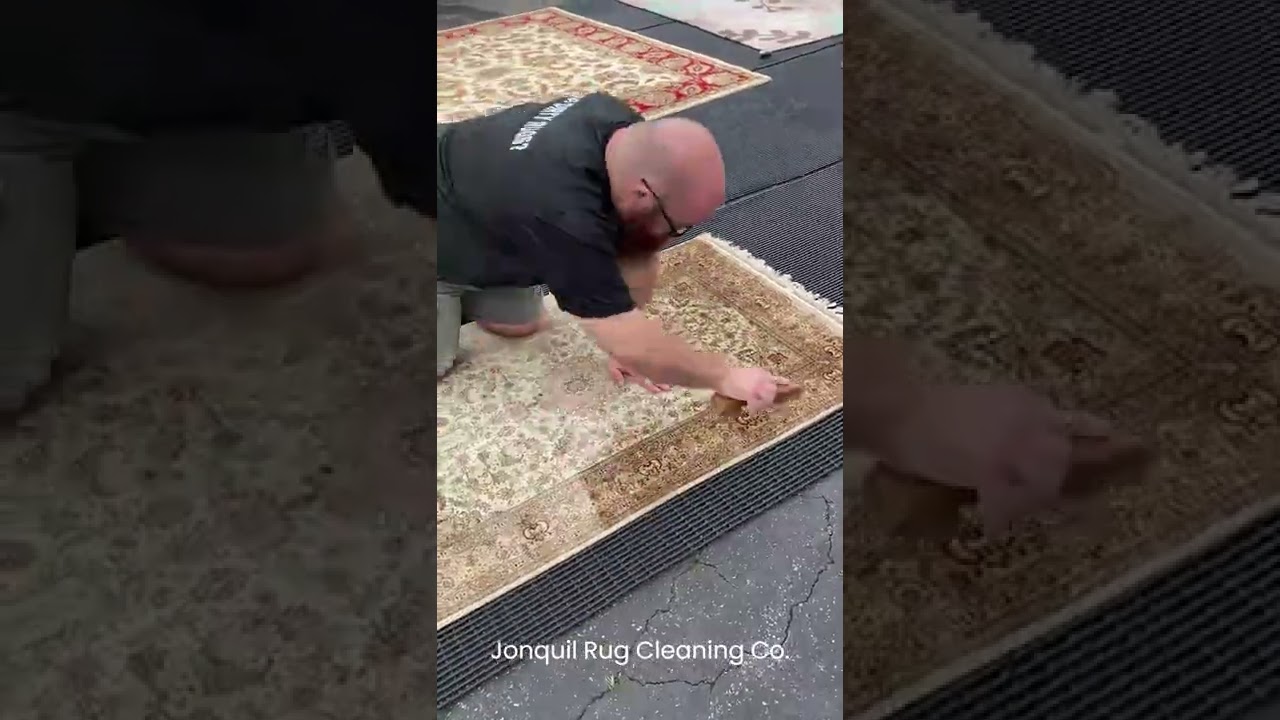 Grooming A Silk Rug!