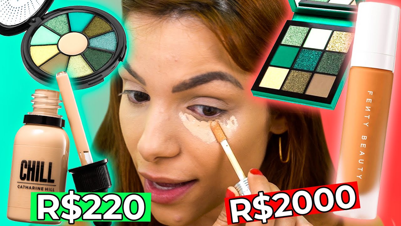 MAKE CARA x MAKE BARATA | CHOCANTE o RESULTADO!