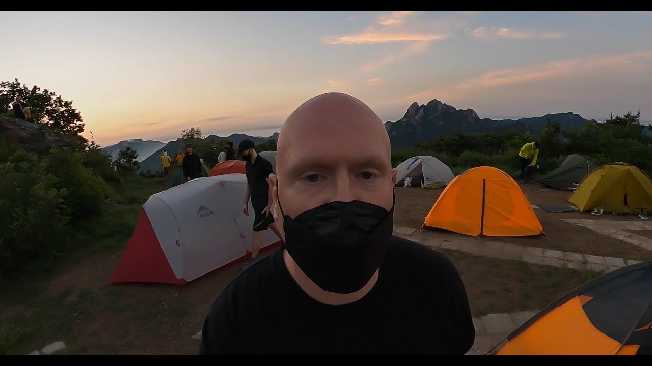 Camping on Nogosan (노고산)