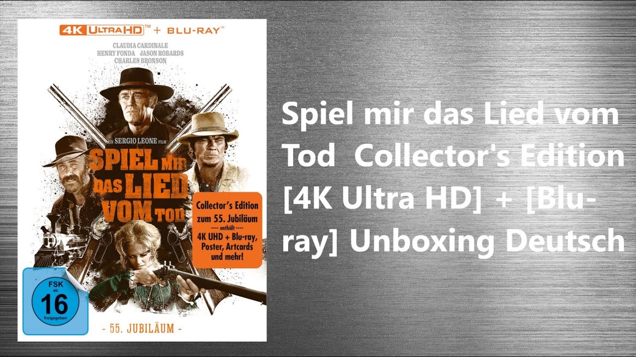 Spiel mir das Lied vom Tod  Collector's Edition [4K Ultra HD] + [Blu-ray] Unboxing Deutsch