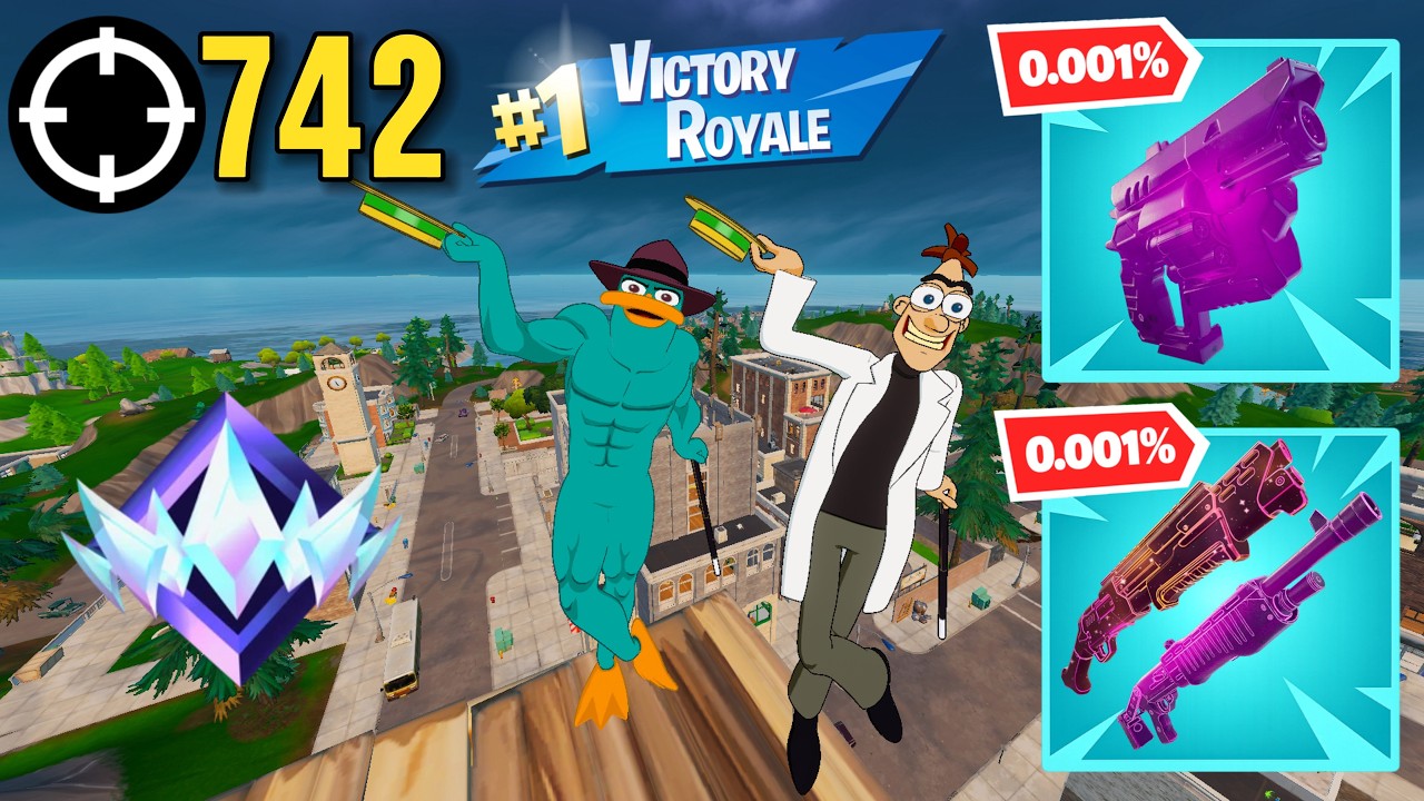 NEW PHINEAS & FERB SKINS! | Fortnite Reload | High Kill Squad Gameplay | Keyboard & Mouse