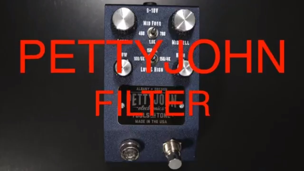 Pettyjohn Filter In-depth Demo Video by Shawn Tubbs